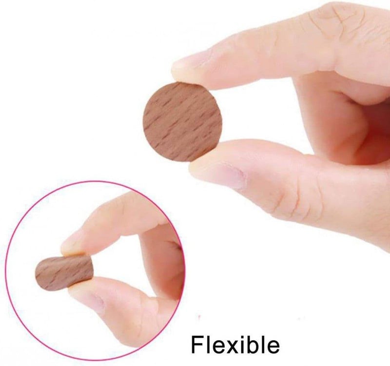 Öntapadós PVC Csavarfedő Kupakok Bútorokhoz - 21mm, 162db