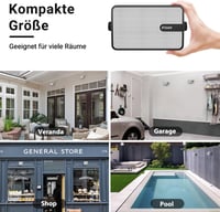 Inwa Bluetooth Kültéri Hangszóró, 250W Vezeték Nélküli Hangrendszer, IPX5 Vízálló, Falra Szerelhető, 2db Szinkronizálható Hangszóró Távirány 6