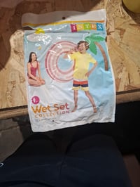 Nafukovacie koleso Intex s úchytmi, žlto-ružový vlnitý vzor, 91 cm, k bazénu a — Iná farba (stav: pozri 2. obrázok) 3