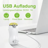 FEELLIFE Hordozható Inhalátor Gyerekeknek és Felnőtteknek - Csendes, Állítható Porlasztású, Sárga 6