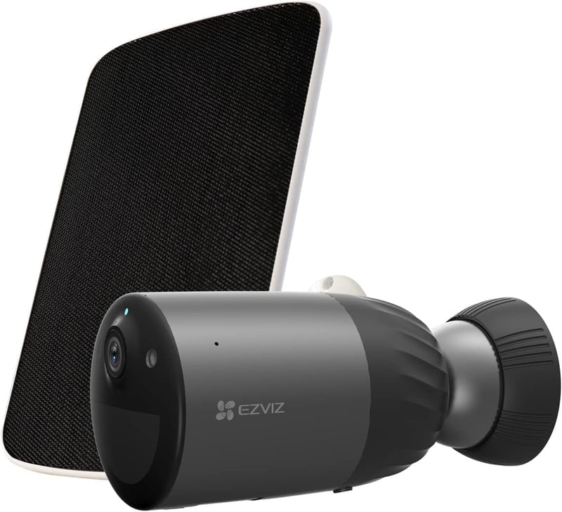 EZVIZ BC1C Akkumulátoros Kültéri Biztonsági Kamera, 1080p Vezeték Nélküli, 7800 mAh, PIR Érzékelő, Sziréna, Reflektor, Színes Éjjellátó, 32G