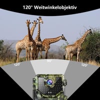 Vikeri 20MP vadkamera, éjjellátó, mozgásérzékelő, 32GB kártya, IP66 6