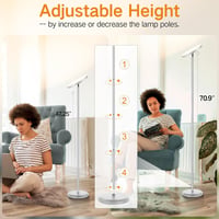 OUTON Okos LED Állólámpa 30W 3000lm - WiFi Szabályozható, Alexa és Google Asszisztens Kompatibilis, Távirányítós, Applikációval Vezérelhető  8
