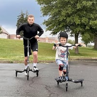 AOODIL 3 kerekű összecsukható roller állítható markolattal, 8 éves kortól 6