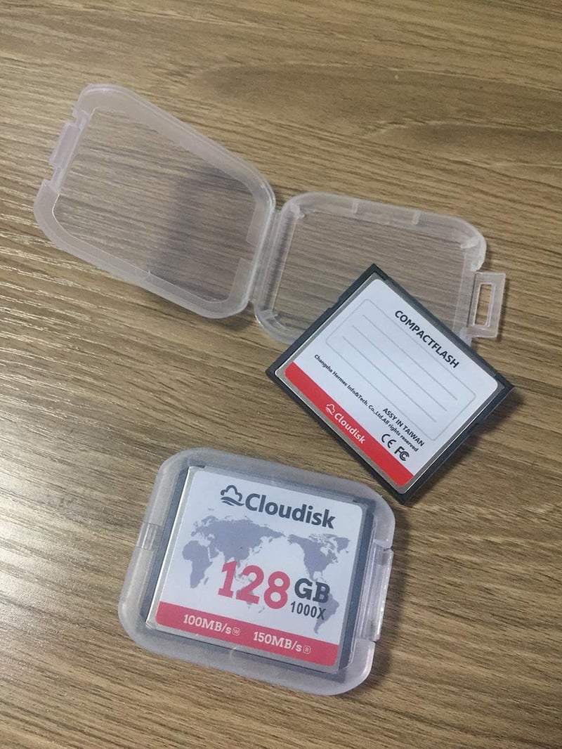 Cloudisk 128GB CompactFlash Memóriakártya - Fényképezőgépekhez, 150MB/s Olvasási Sebesség, Röntgen- és Hőálló CF Kártya