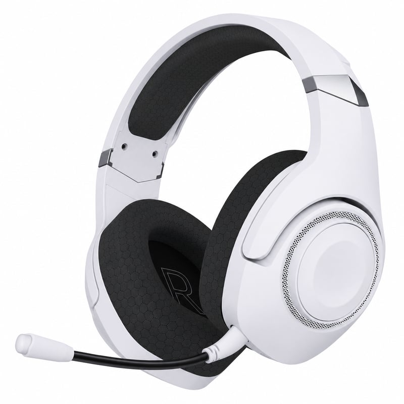 Căști gaming wireless KAPEYDESI CT400W, Bluetooth 5.2, sunet stereo 3D detașabil — fără cablu USB-C (stare: vezi imaginea 2)