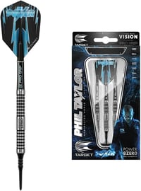 Target Phil Taylor Power 8-Zero 16 grammos soft darts készlet, 80% volfrám 1