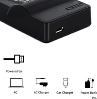 Canon EOS akkumulátortöltő: kompakt USB LP-E8 töltő 2