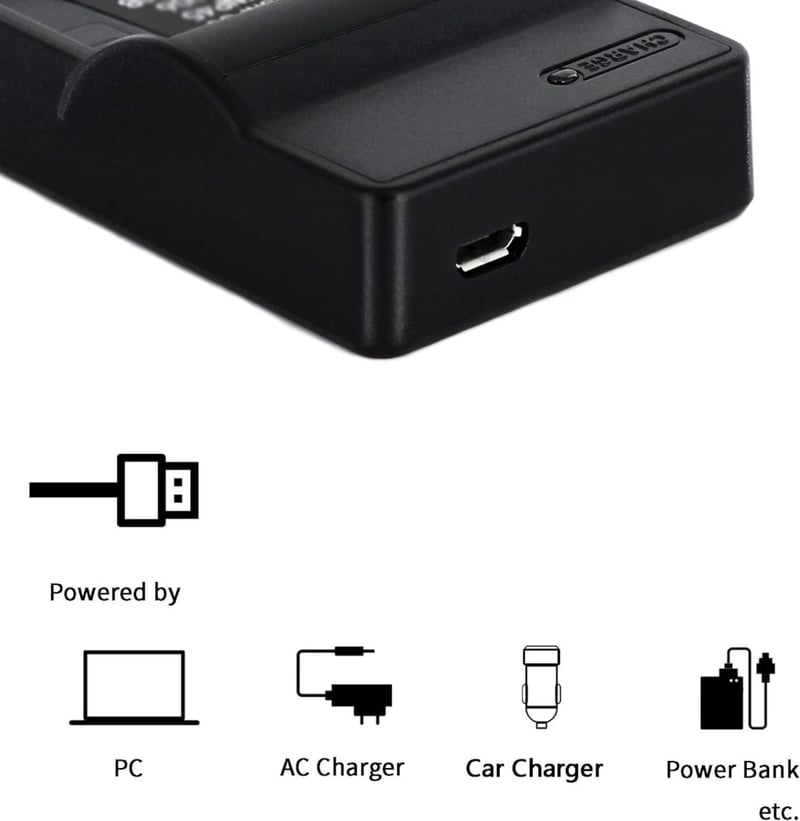 Canon EOS akkumulátortöltő: kompakt USB LP-E8 töltő