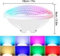 Kingwen 40W RGB LED Medence Világítás Víz Alatti Lámpa Távirányítóval 4000lm IP68 Vízálló 12V Úszómedence Reflektor 2