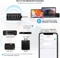 Bietrun UHF vezeték nélküli mikrofon Bluetooth-szal, hangeffektekkel, karaokéhoz és partikhoz 4