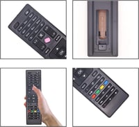 FOXRMT RC4875 RC4870 Távirányító Telefunken Finlux Vestel Edenwood 4K Ultra HD TV-hez - YouTube és Netflix Gombokkal - Azonnali Használatra  3