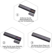 Telefunken távirányító - YouTube és Netflix gombos, 4K Ultra HD TV-khez, egyszerű használat 3