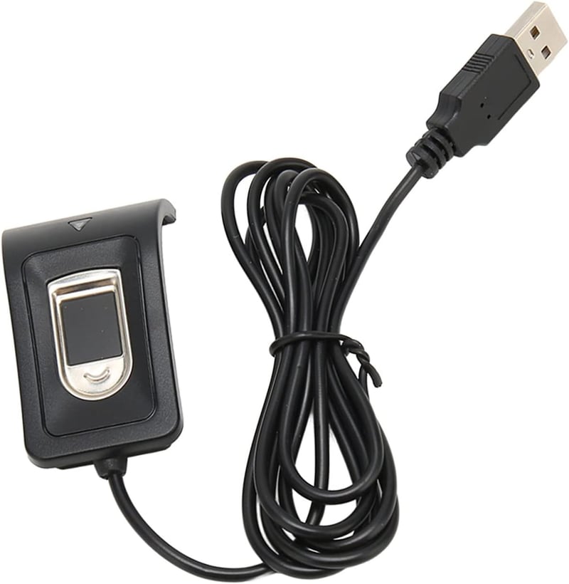 USB Ujjlenyomat-olvasó 360°-os Biometrikus Szkenner 10 Ujjhoz Windows PC-hez