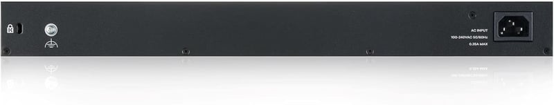 Zyxel GS1900-24 Smart Managed 24-portos Gigabit Switch - Rack Mountolható, Ventilátor Nélküli, VLAN, IGMP, QoS Támogatással