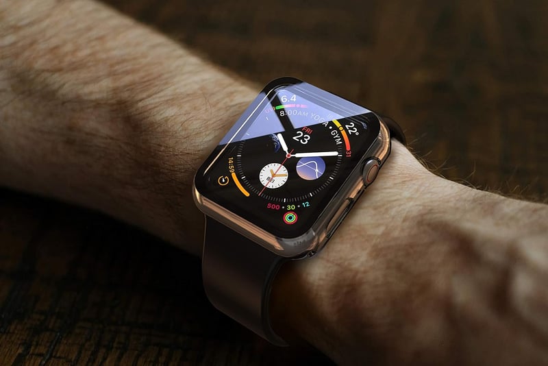 Apple Watch 40mm Védőtok + Edzett Üveg Fólia, Ultravékony Átlátszó (2db)