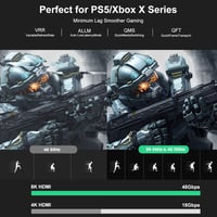 FIBBR 8K Optikai HDMI 2.1 Kábel, 20m, 48Gbps, 8K@60Hz, 4K@120Hz/144Hz, HDR, eARC - PS5, Xbox Series X, PC, TV Kompatibilis 3