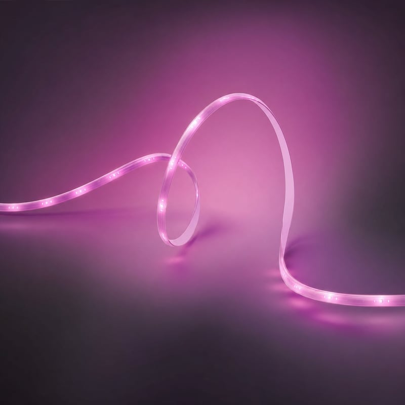 Bandă LED Philips Hue Solo set de bază 10 m, iluminat inteligent de interior, aplicație Hue, Alexa — unitate de conectare lipsă (stare: vezi a 2-a imagine)