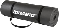 Muawo Prémium Fitness Matrac - Extra Vastag (1,5 cm) és Hosszú (190 cm) Csúszásmentes Jóga és Tornaszőnyeg, Sötétkék, NBR Habból, Bőrbarát,  7