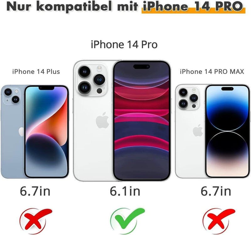 Apple iPhone 14 Pro Sötétkék Mágneses Gyűrűs Szilikon Védőtok