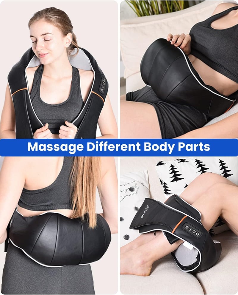RENPHO Nyak- és Vállmasszírozó Készülék Melegítéssel, 3D Shiatsu Funkcióval