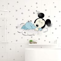 Kibi XXL Mickey és Minnie egér falmatrica gyerekszobába - 2 darabos készlet 5