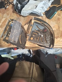 Set 2 Polițe de Colț pentru Duș PNNP - Raft de Baie din Oțel Inoxidabil, Autocolant, Fără Găurire — cârlige lipsă (stare: vezi a 2-a imagine) 2
