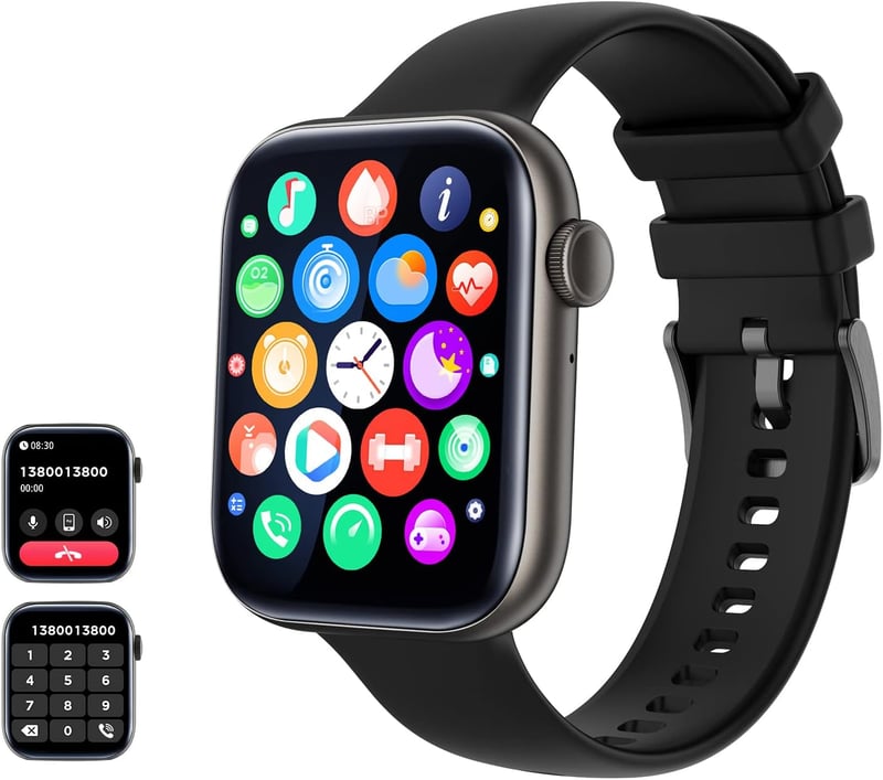 Okosóra Telefonálási Funkcióval - Fitness Tracker 120+ Sportmóddal, Pulzusmérővel