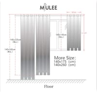 MIULEE 2 darabos voile függöny szett, átlátszó fényáteresztő függöny, füles dekorációs függöny hálóhoz és nappalihoz 9