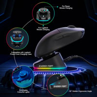 Logitech és Razer egér vezeték nélküli töltőállomás - Kompatibilis G Pro X, G903, G703, G502, DeathAdder V2 Pro 3