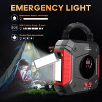 YABER 3000A Autós Indításrásegítő és Kompresszor - 24800mAh, 150PSI, Benzin/Dízel 5