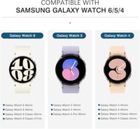 Samsung Galaxy Watch 6/5/4 MoKo Titán Fémszíj 20mm - Fekete 2