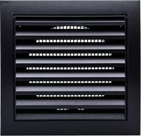 Vent Systems 100 mm Antracit Szellőzőrács - Szárítógéphez, Szellőzőnyílásokhoz és Kipufogócsőhöz - Kültéri Használatra Alkalmas Légkivezető  1