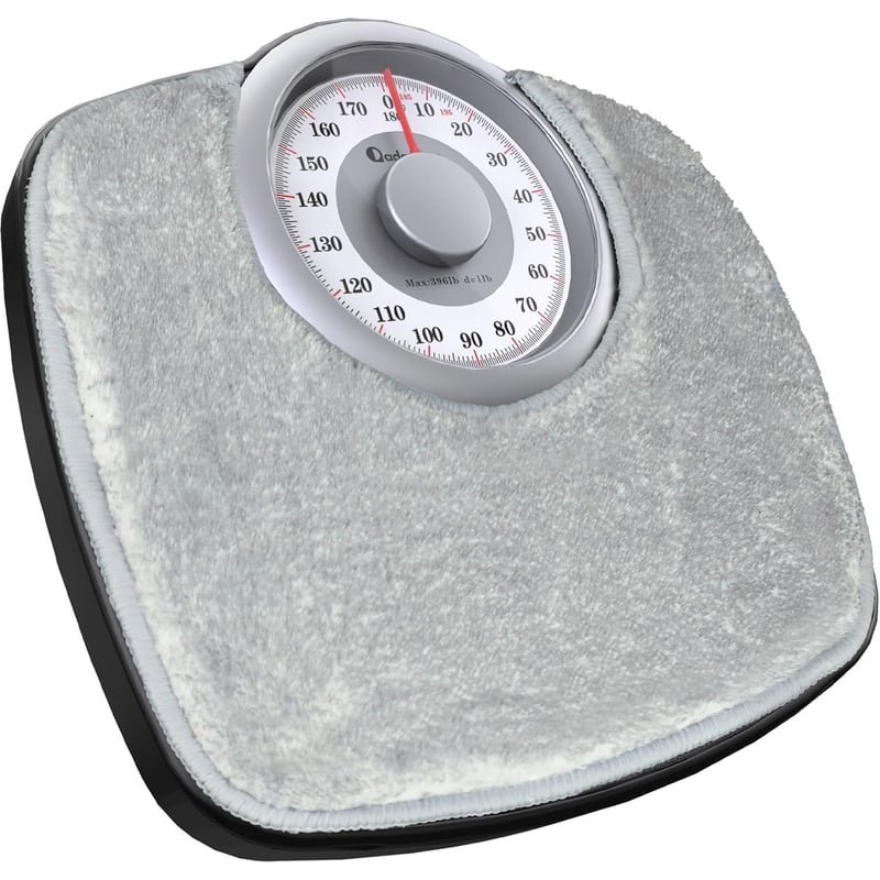 Adamson A25 Analógos Személymérleg - 180 kg Teherbírás, Csúszásgátló Gumis Felület, Extra Nagy Számok, Elem Nélküli Működés, Hálószobába, Fü