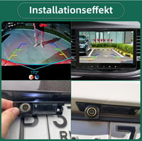 Opel Astra H, Zafira B, Corsa D, Vectra C, Insignia - GREENAUTO 720P AHD tolatókamera rendszámtábla-világítással 3