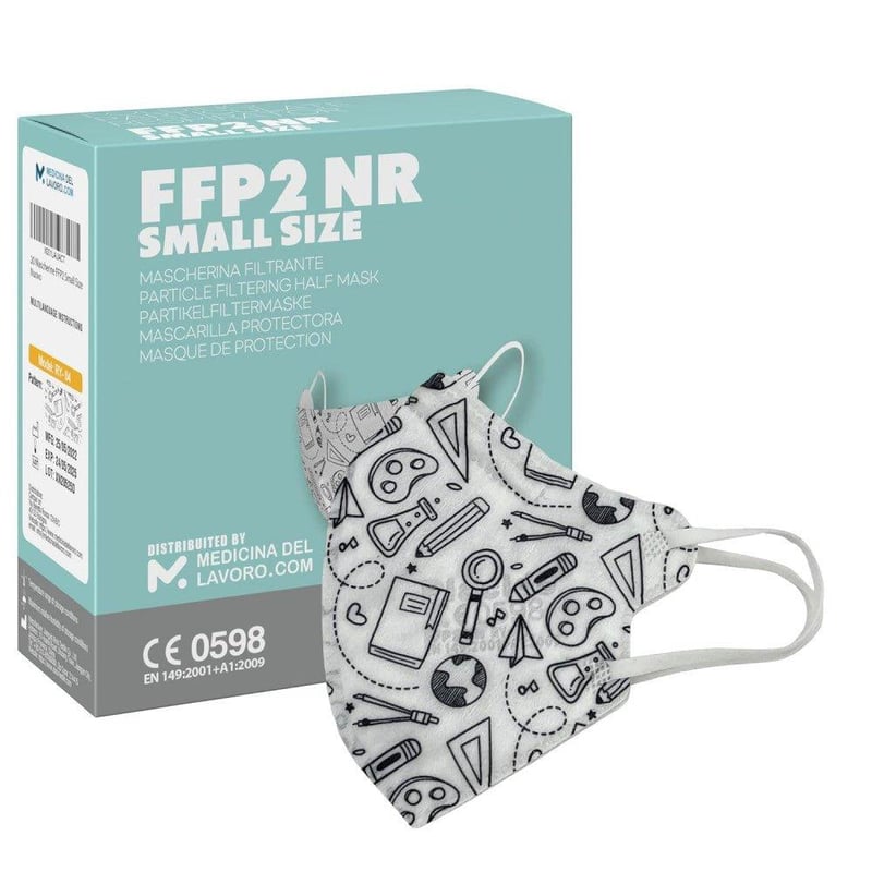 FFP2 Színes Orvosi Maszk 20db - 4 Rétegű, 95% Szűrésű KN95 Védőmaszk