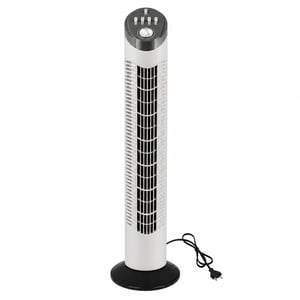 Stĺpový ventilátor Cecotec EnergySilence 790 Skyline 50W, 76 cm — chybný, na náhradné diely: nefunkčný motor ventilátora (stav: pozri 2. obrázok)