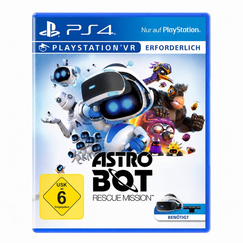 Sony Astro Bot Rescue Mission igra za PS4 za PlayStation VR headset — pustolovna igra — Na disku su prisutne sitne ogrebotine (stanje: vidi 2. sliku)