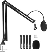 HyperX QuadCast Mikrofon Állvány - TONOR 47cm-es Állítható Boom Kar Blue Yeti, Rode, Elgato Mikrofonokhoz 1