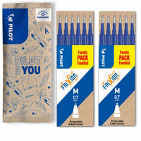 Zamjenski uložak Pilot FriXion Ball plava, vrh 0,7 mm (srednji), (pakiranje 2x6 komada), gel tinta koja se može brisati, za olovke FriXion Ball i Ball Clicker — set od 6 komada 2