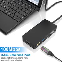Microsoft Surface Dokkoló 11 az 1-ben, 4K HDMI és VGA Tripla Kijelzővel 6