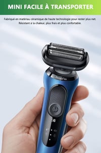 Braun 5-ös és 6-os sorozatú borotvákhoz kompatibilis Bouge 53B pótfej 6