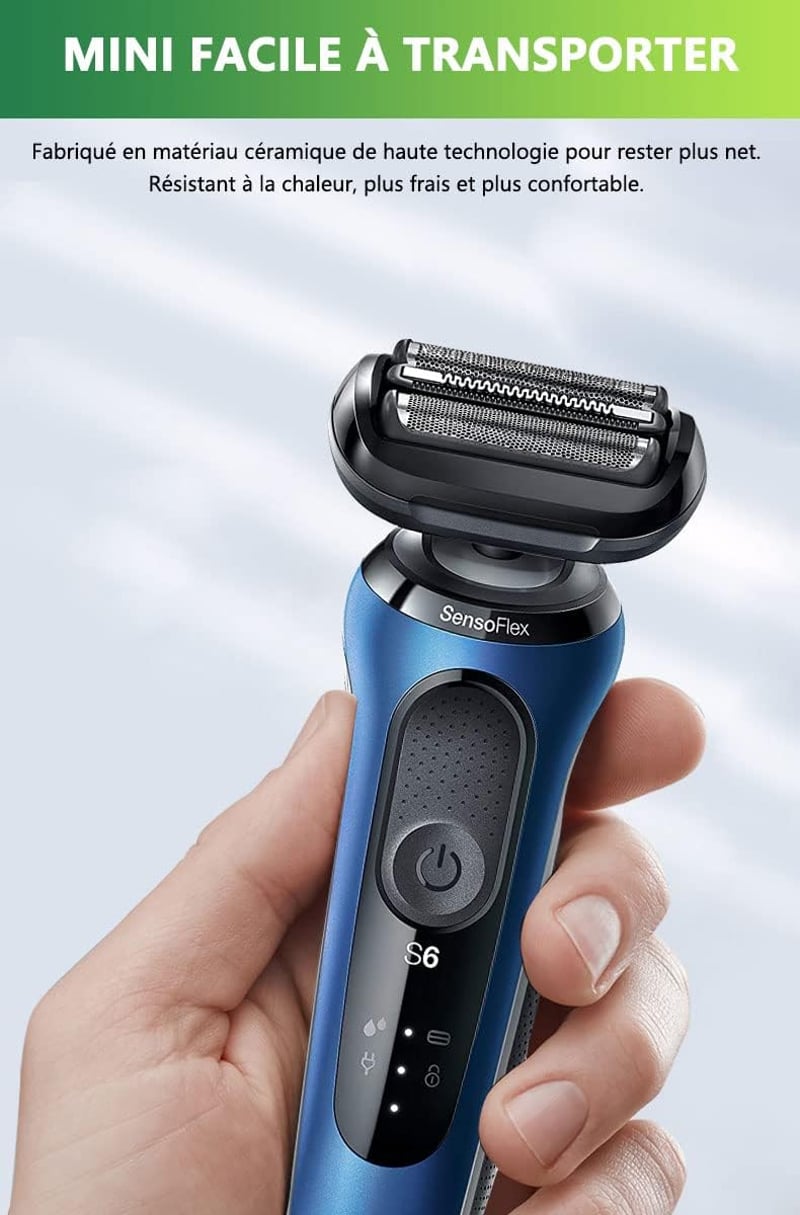 Braun 5-ös és 6-os sorozatú borotvákhoz kompatibilis Bouge 53B pótfej
