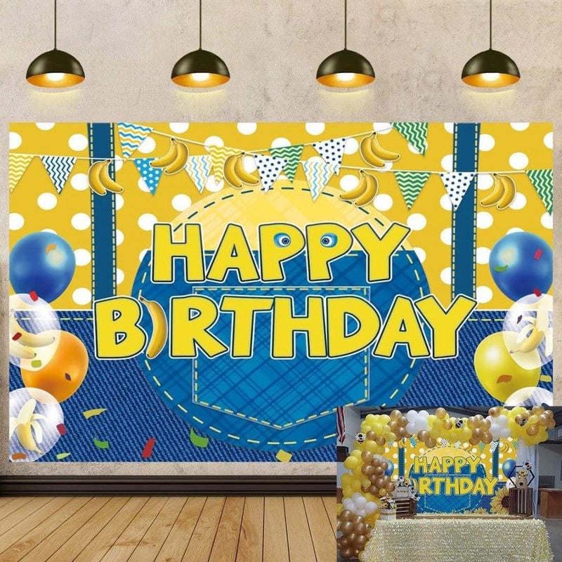 Színes "Happy Birthday" Szülinapi Zászlófüzér Dekoráció