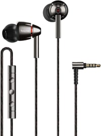 1More Dual Driver Fülhallgató - Könnyű In-Ear Fejhallgató Kettős Meghajtóval, Mély Basszussal, Beépített Mikrofonnal, 18,5g 1