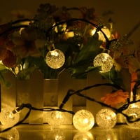 Goodia 8m-es Napelemes Kültéri Fényfüzér 40 LED-del, 8 Üzemmód, IP65 Vízálló 9