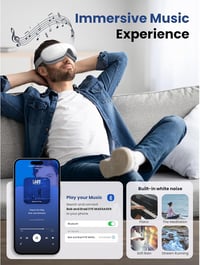 Bob and Brad EyeOasis 2 Szemmasszírozó: Melegítő, Zenélő, Kompressziós Szemmaszk 5