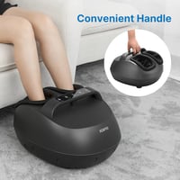 RENPHO Shiatsu lábmasszírozó készülék fűtéssel, távirányítóval - Fekete 5