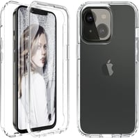 iPhone 13 Átlátszó Szilikon Tok - 360°-os Ütésálló Védelem 1