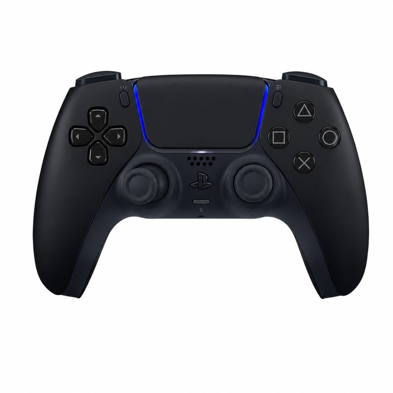 Controller wireless Sony DualSense PS5 Midnight Black — defect, funcționează parțial: joystick-ul analogic stâng trage spre stânga (stare: vezi a 2-a imagine)